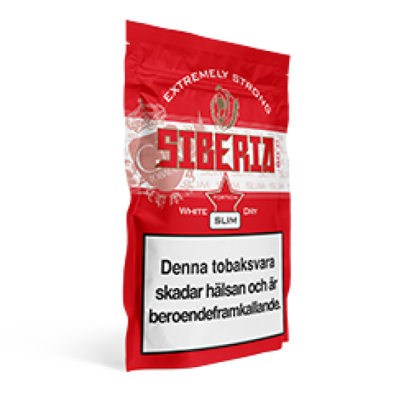 Siberia Slim White Dry Chew Soft Pack